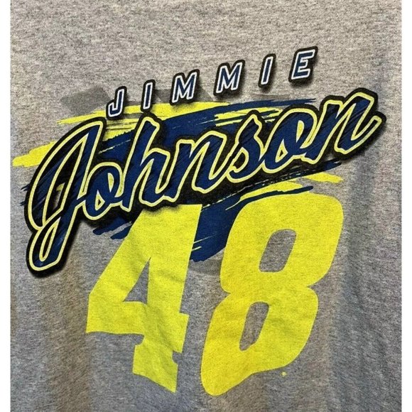 Jimmie Johnson #48 Official Hendricks Motors T-Shirt Men's Sz Lg Lowes NASCAR - Picture 8 of 9